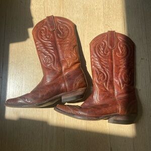 Classic Brown Heeled Boots